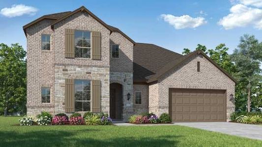 New construction Single-Family house Roxburgh Plan, 208 North Eagle Point Road, Van Alstyne, TX 75495 - photo