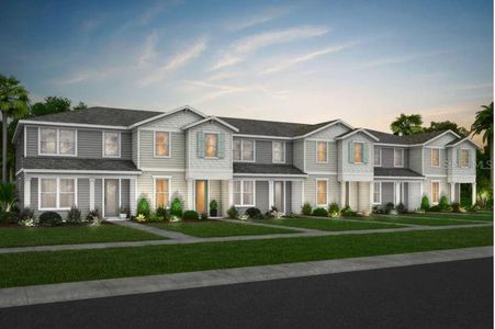 New construction Townhouse house 10781 Pahokee Beach Place, Orlando, FL 32827 - photo 0