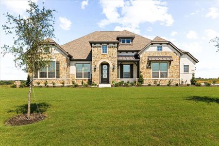 New construction Single-Family house 139 Quiet Waters Way, Waxahachie, TX 75165 San Marino II- photo 2 2