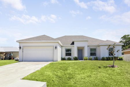 New construction Single-Family house 1312 Sw Leisure Lane, Port Saint Lucie, FL 34953 - photo 0