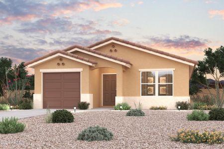 New construction Single-Family house 9013 W Raven Drive, Arizona City, AZ 85123 SANDALWOOD- photo 0