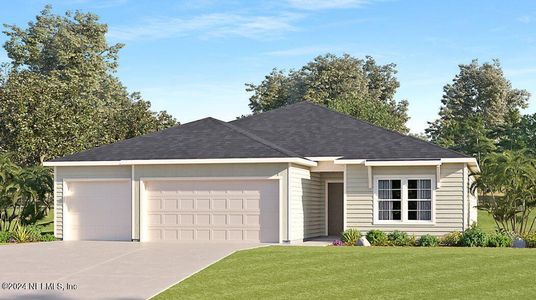 New construction Single-Family house 3390 Tupelo Loop, Green Cove Springs, FL 32043 Princeton II- photo 0 0