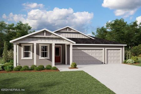 New construction Single-Family house 3187 Lago Vista Drive, Green Cove Springs, FL 32043 Careen- photo 0