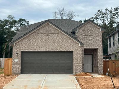 New construction Single-Family house 9336 Hard Rock Road, Conroe, TX 77303 Dallas Homeplan- photo 0