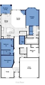 New construction Single-Family house 1820 Holland Drive, Van Alstyne, TX 75495 Davenport Plan- photo 1 1
