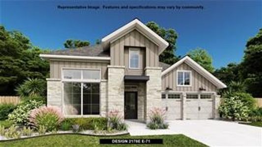 New construction Single-Family house Design 2178E, 222 Navarro, Boerne, TX 78006 - photo