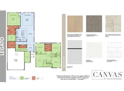 Design Selections.  Home is under construction and selections are subject to change.