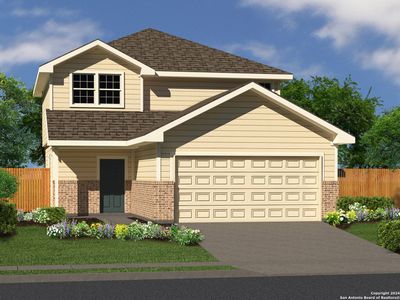 New construction Single-Family house 2420 Dino Drive, Seguin, TX 78155 Brenham- photo 0