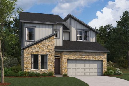 New construction Single-Family house Brahman - Capital Series, 1403 North Roger Hanks Parkway, Dripping Springs, TX 78620 - photo