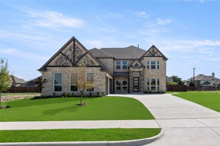 New construction Single-Family house 2018 Whisperwood Way, Midlothian, TX 76065 Broadcrest FSW (w/Media or Optional 6th Bedroom)- photo 0