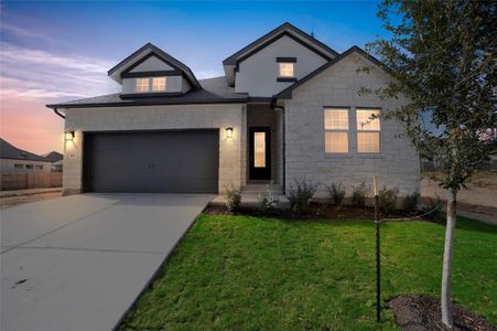 New construction Single-Family house 112 Estate Hills Dr, Georgetown, TX 78628 Taylor 4122 Freedom Series- photo 33 33