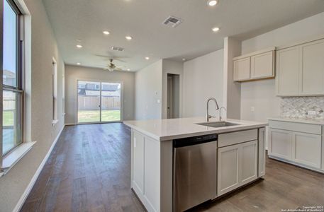New construction Single-Family house 887 Casetta Trail, New Braunfels, TX 78130 Patio Series - Colorado- photo
