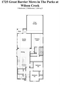 New construction Single-Family house 1725 Great Barrier, Celina, TX 75009 Greyton Plan- photo 1 1