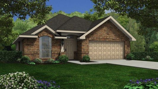 New construction Single-Family house 771 Woodhaven Lakes Drive, La Marque, TX 77568 Davenport + Bonus- photo 0 0