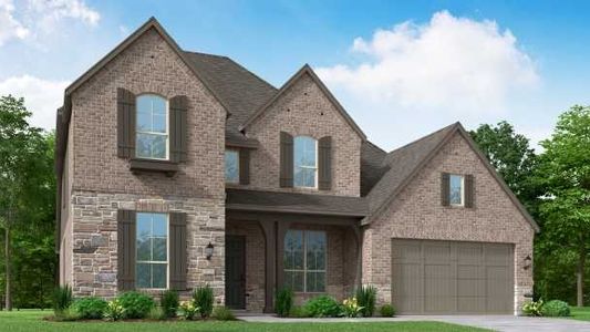 New construction Single-Family house Wimbledon Plan, 208 North Eagle Point Road, Van Alstyne, TX 75495 - photo