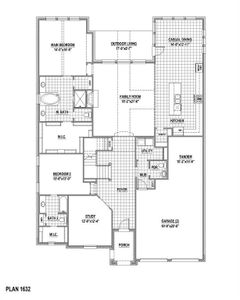 New construction Single-Family house 4812 Cordwood Drive, Celina, TX 75078 Plan 1632- photo 1 1