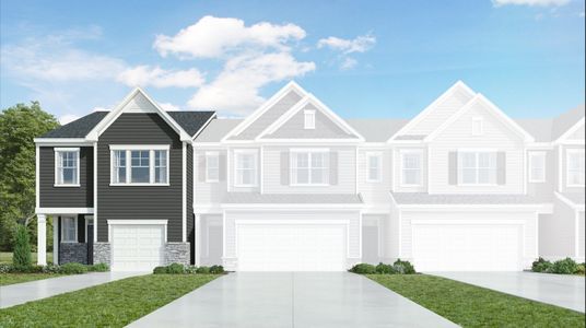 New construction Townhouse house 4930 Arkose Drive, Raleigh, NC 27610 Carson II- photo 0