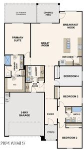 New construction Single-Family house 24599 W Ashleigh Marie Street, Buckeye, AZ 85326 Plan 6- photo 3 3