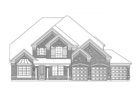 New construction Single-Family house Grand Emerald III 3 Car Garage at South Pointe, 2409 Elmhurst, Mansfield, TX 76063 - photo