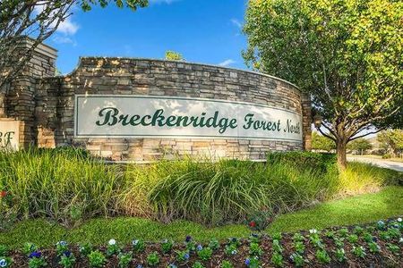 Welcome to Breckenridge Forest, a community of new homes in Spring, TX.