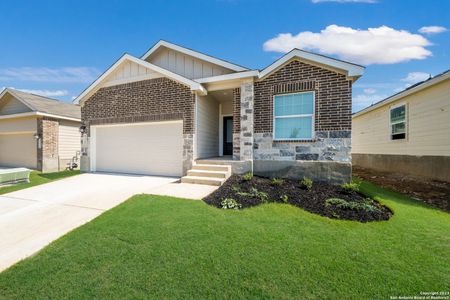 New construction Single-Family house 3532 Axis Hill St, New Braunfels, TX 78130 Thayer- photo 1 1