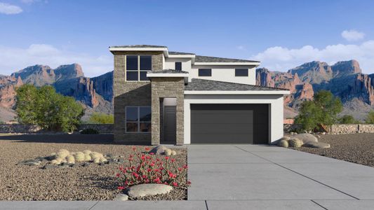New construction Single-Family house 10346 W Albert Ln, Peoria, AZ 85382 Oriole- photo 0