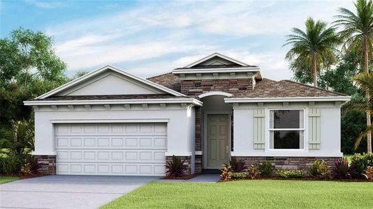 New construction Single-Family house 376 Mangrove Manor Drive, Apollo Beach, FL 33572 - photo 0