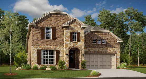 New construction Single-Family house Moonstone w/ Media, 3252 Lakewood Hills Drive, Lewisville, TX 75056 - photo
