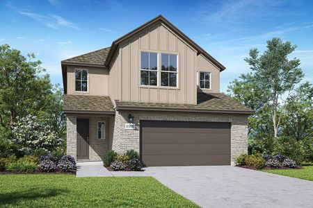 New construction Single-Family house 2125 Stampede Drive, Leander, TX 78641 Lantana- photo 0