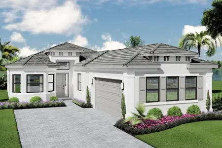 New construction Single-Family house 9749 Turning Bluff Lane, Boynton Beach, FL 33473 Vienna- photo 0