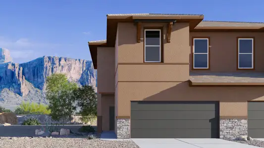 New construction Duplex house 5823 East Rose Garden Lane, Phoenix, AZ 85054 Little Rock |- photo 0