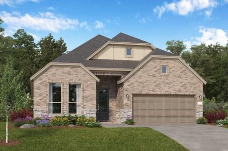 New construction Single-Family house 32002 Medallion Oaks Trail, Hockley, TX 77447 Lakewood- photo 0