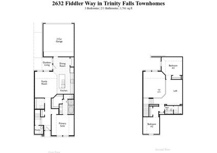 New construction Townhouse house 2632 Fiddler Way, McKinney, TX 75071 Ashford Plan- photo 1 1