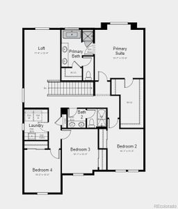 Structural options include: raised vanity at secondary bathroom, 14 seer A/C unit, modern 42" fireplace, outdoor living patio, and upgraded rail and spindle.