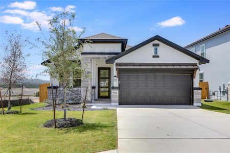 New construction Single-Family house 8524 Pine Muhly Dr, Lago Vista, TX 78645 Willow- photo 0