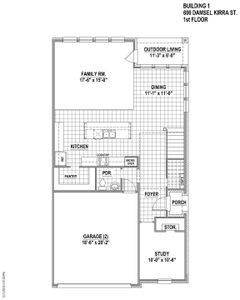 New construction Single-Family house 600 Damsel Kirra Street, Lewisville, TX 75056 Building 1 Unit 2- photo 1 1