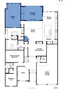 New construction Single-Family house 1505 Buttercup Avenue, Aubrey, TX 76227 222 Plan- photo 1 1