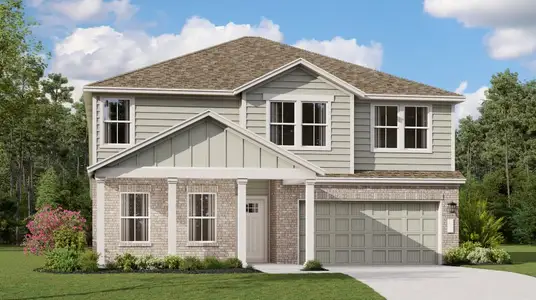 New construction Single-Family house Claiborne, 1605 Four Waters Loop, Georgetown, TX 78628 - photo