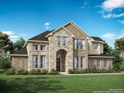 New construction Single-Family house 5131 Everly Terrace, San Antonio, TX 78263 Amistad A- photo 0