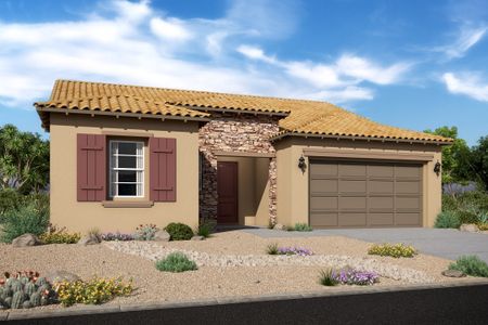 New construction Single-Family house 5918 N. 207Th Ave, Buckeye, AZ 85396 Cactus Wren- photo 0