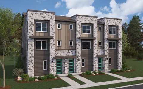 New construction Townhouse house Fossil Creek End, 2221 Arborwood Lane, Fort Collins, CO 80524 - photo