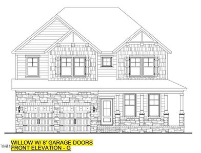 New construction Single-Family house 636 Craftsman Ridge Trail, Knightdale, NC 27545 The Willow G- photo 13 13