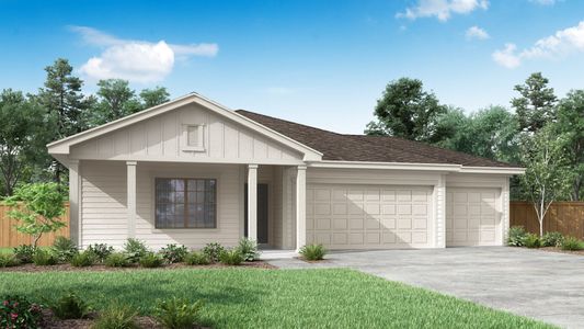 New construction Single-Family house Stockton, 3704 Muller Oak Pass, Seguin, TX 78155 - photo