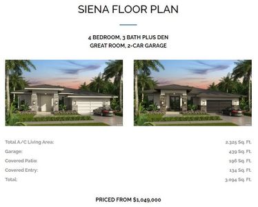 New construction Single-Family house Siena, 1275 Southwest 130th Avenue, Davie, FL 33325 - photo