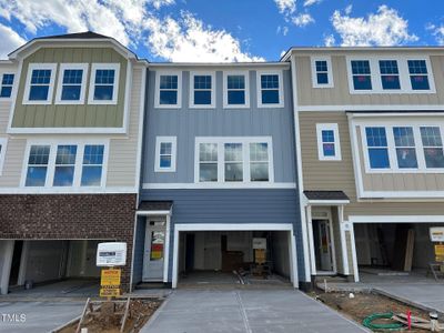 New construction Townhouse house 2225 Kettle Falls Station, Apex, NC 27502 Hyde Park - A- photo 0
