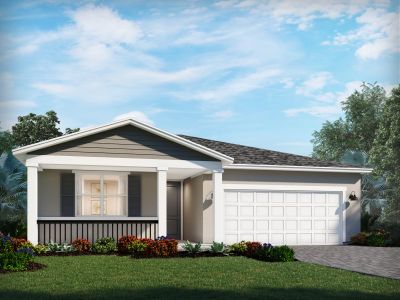 New construction Single-Family house 8918 Dahlia Circle, Port Saint Lucie, FL 34986 Emilia- photo 1 1