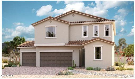 New construction Single-Family house 2060 E Wetleaf Place, Casa Grande, AZ 85122 Moonstone- photo 0