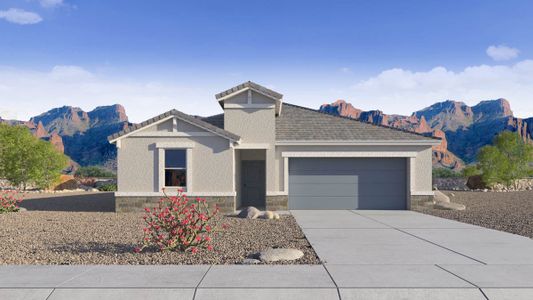 New construction Single-Family house 9773 S Palo Verde Dr, Apache Junction, AZ 85120 Saguaro- photo 0