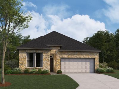 New construction Single-Family house 821 Beaverton Drive, Leander, TX 78641 Galloway- photo 0