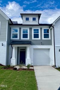 New construction Townhouse house 553 Eversden Drive, Zebulon, NC 27597 Fairview- photo 0